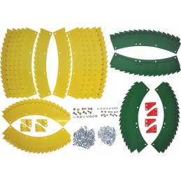 Set of knives for the M4500 445 premium attachment