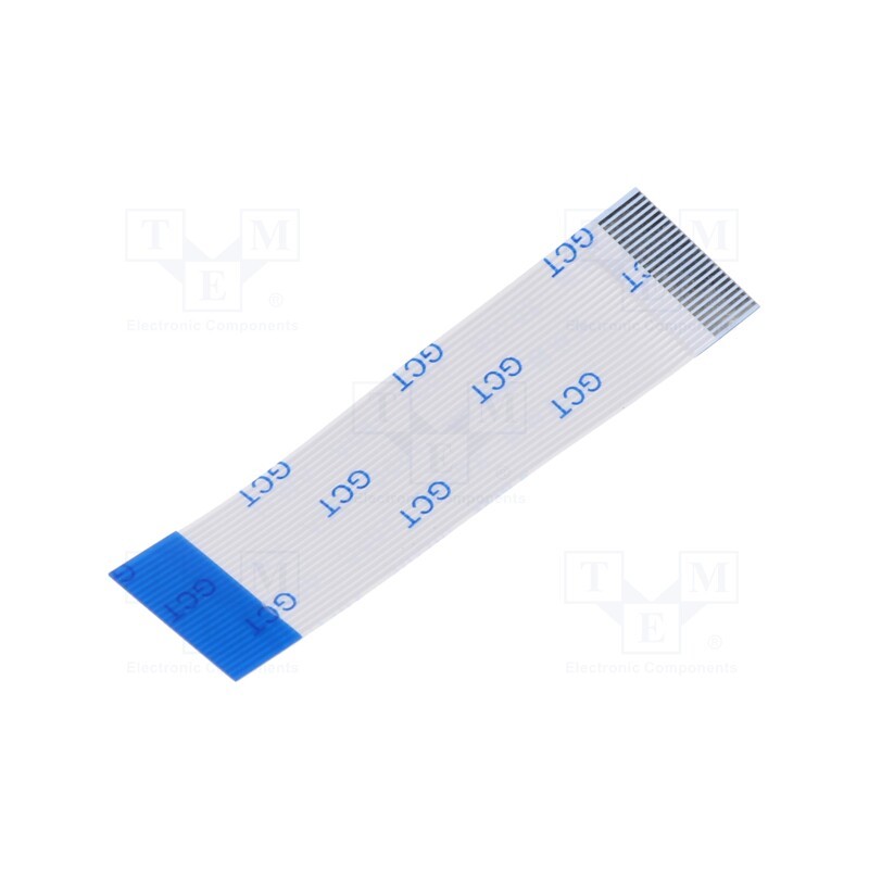 1 pcs x Global Connector Technology (GCT) - 05-24-D-0050-A-4-06-4-T - FFC cable, Cores: 24, Cable ph: 0.5mm, L: 50mm, 60V, Plati
