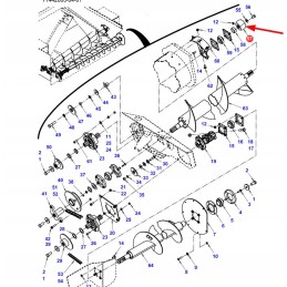 71409959 grain transport screw clutch