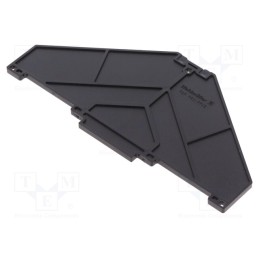 1 pcs x WEIDMu00dcLLER - 1173720000 PAP PRV/PPV8 SW - End piece, ways: 8, black, -25÷70°C, UL94V-0, PPV,PRV