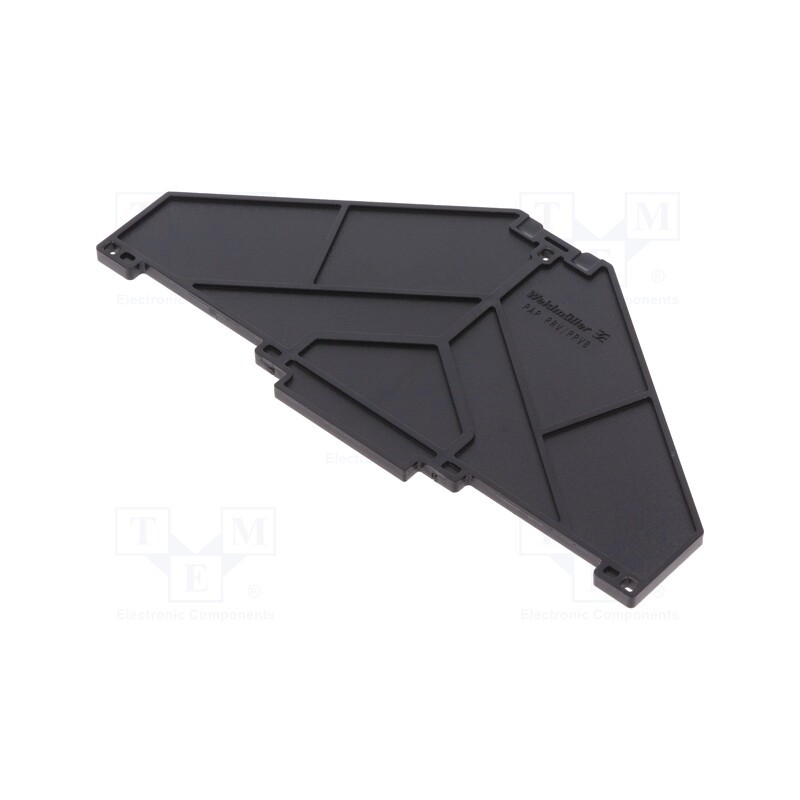 1 pcs x WEIDMu00dcLLER - 1173720000 PAP PRV/PPV8 SW - End piece, ways: 8, black, -25÷70°C, UL94V-0, PPV,PRV