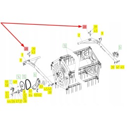 100083266 header reel arm mounting