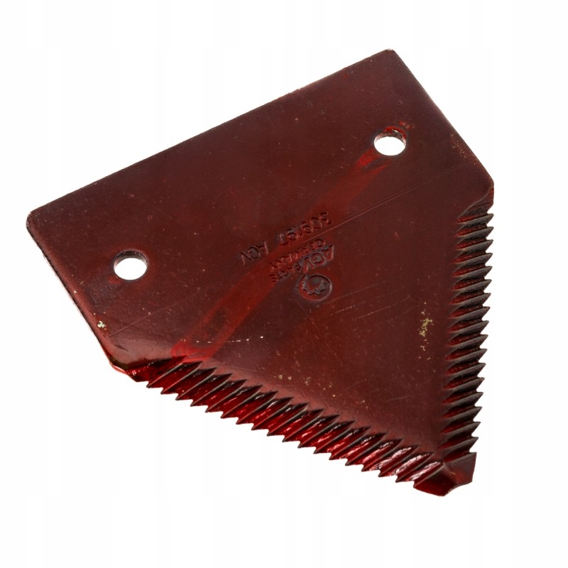 Serrated scythe knife 84x76x2 7mm john deere