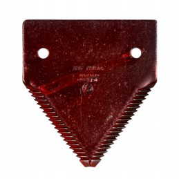 Serrated scythe knife 84x76x2 7mm john deere