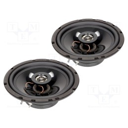 1 set x CL ITALIA - CL-018165 - Car loudspeakers, two-way, 165mm, 120W, 65÷20000Hz, 4Ω, 90dB, 2pcs.