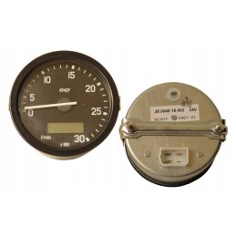 Engine speed indicator, tachometer with counter