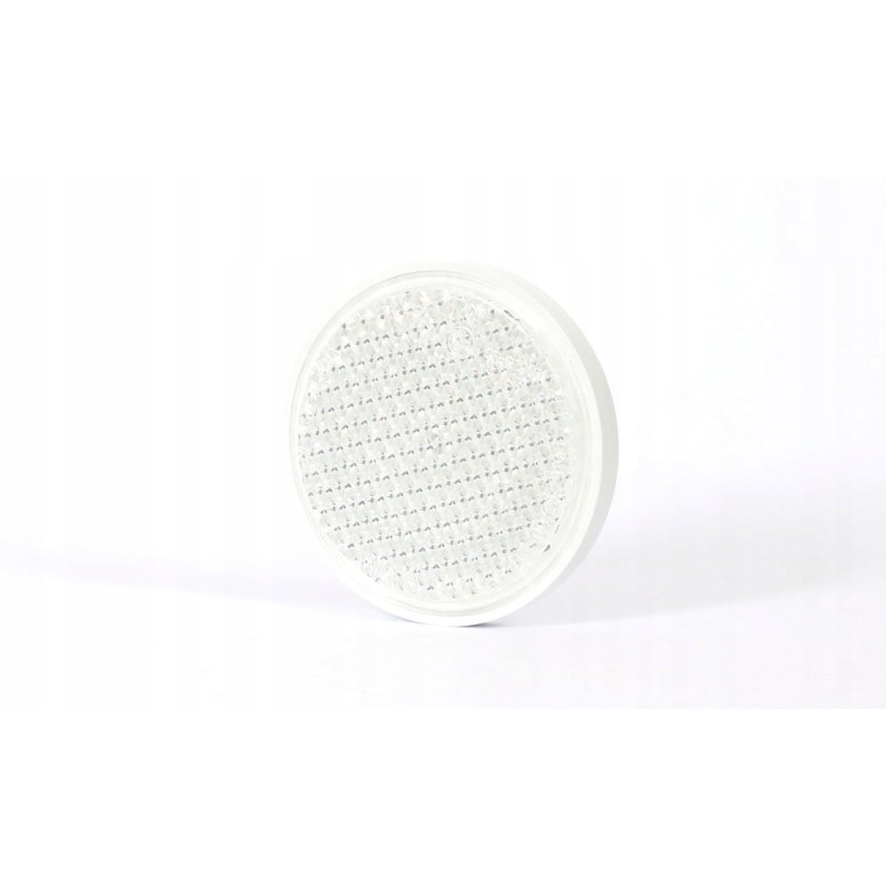 White round reflector, glued