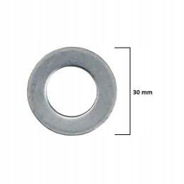 Round washer m16 galvanized pn82005 din125 motoge