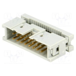 1 pcs x CONNFLY - DS1015-16NN0A - Plug, IDC, male, PIN: 16, IDC, for ribbon cable, 1.27mm, gold-plated