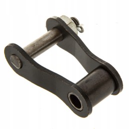 Connector link bent bison throat chain