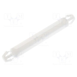 10 pcs x FIX&FASTEN - FIX-LCC-30 - PCB distance, polyamide, L: 30mm, latch/latch, natural, UL94V-2