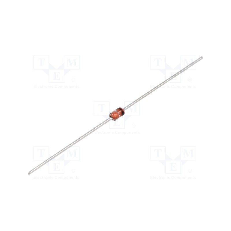 10 pcs x NEXPERIA - 1N4741A,113 - Diode: Zener, 1W, 11V, 83mA, , DO41, single diode, Ir: 5uA