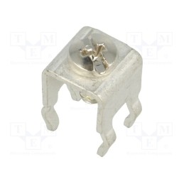 1 pcs x KEYSTONE - 7696 - Terminal: screw terminal, THT,screw terminal, silver, 7x5mm