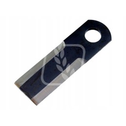 Smooth forage harvester knife 166x50x5mm fi25mm rs42241