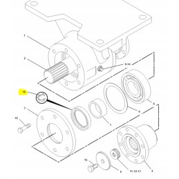 Shaft seal for cva cat excavator