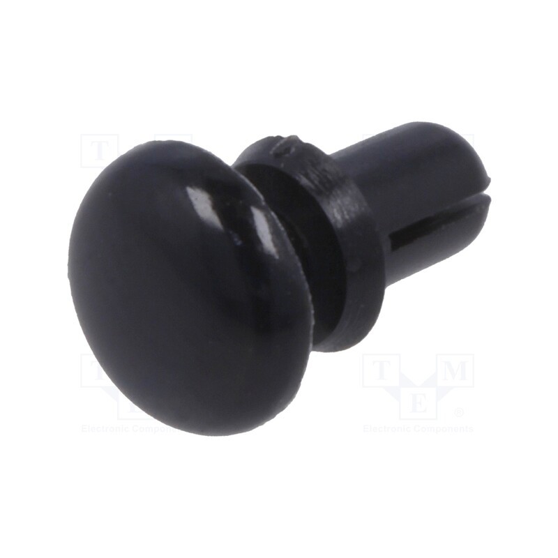 10 pcs x DREMEC - 8G4013.0X3.0B - Rivet, polyamide, L.rivet: 4.5mm, Panel cutout diam: 3.1mm, black