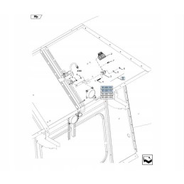 New Holland CR 48074961 CNH work lamp