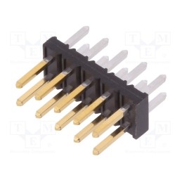 1 pcs x Amphenol Communications Solutions - 57102-F08-05ULF - Pin header, wire-board, male, Minitek, 2mm, PIN: 10, THT, on PCBs,