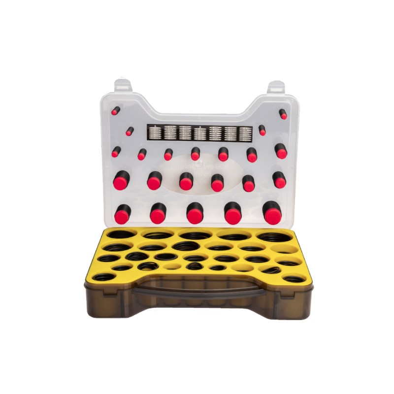 Set of JCB O-rings, black, NBR 90, hydrolider