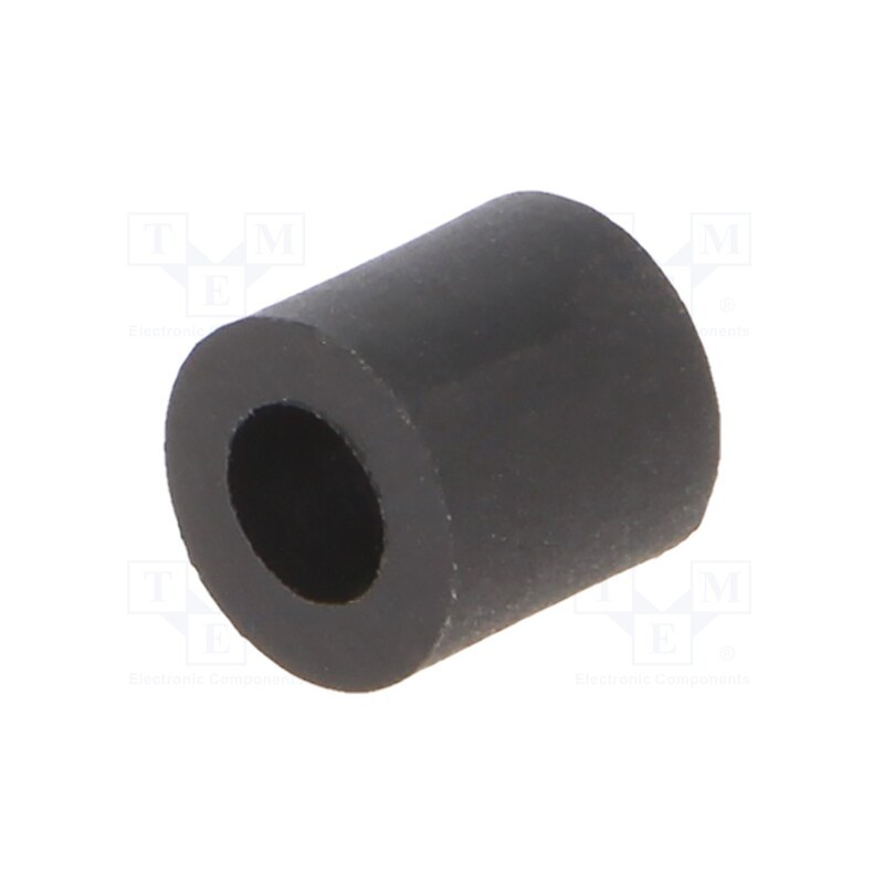 10 pcs x DREMEC - 385/2.7X05 - Spacer sleeve, cylindrical, polyamide, L: 5mm, Øout: 5mm, black