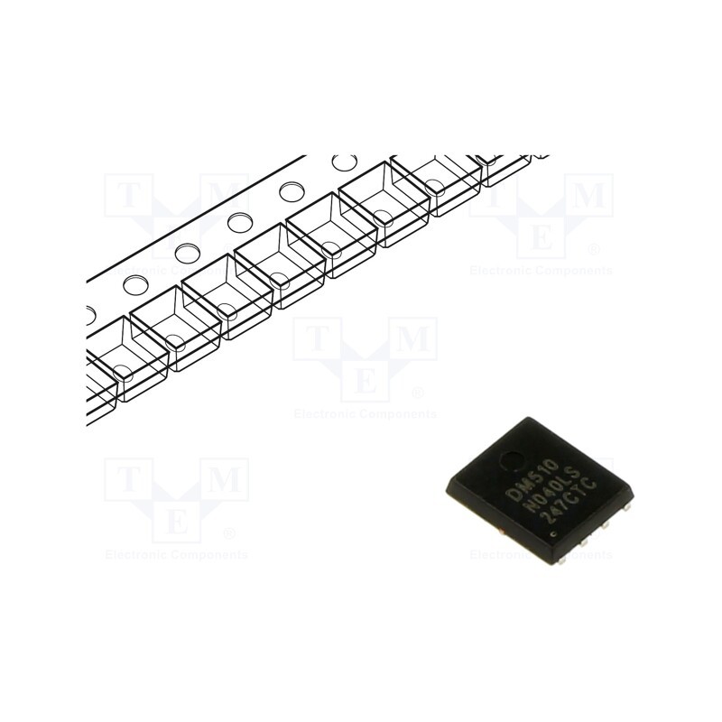 1 pcs x DIOTEC SEMICONDUCTOR - DI100N10PQ - Transistor: N-MOSFET, unipolar, 100V, 95A, Idm: 400A, 250W, QFN5x6