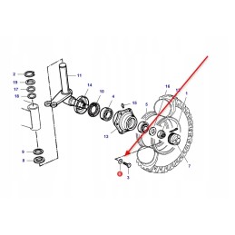 La350354718 wheel bolt washer