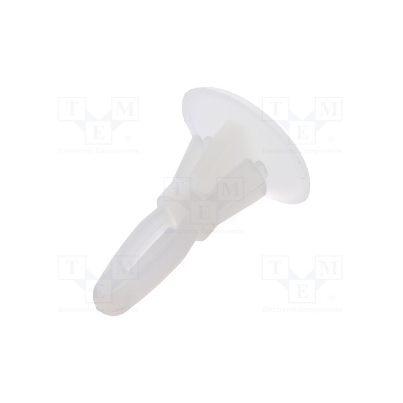 10 pcs x DREMEC - 8G820V40988 -AS - Assembly stud, polyamide, L: 6.4mm, latch/latch, Ø2: 6.35mm, Ø1: 4mm