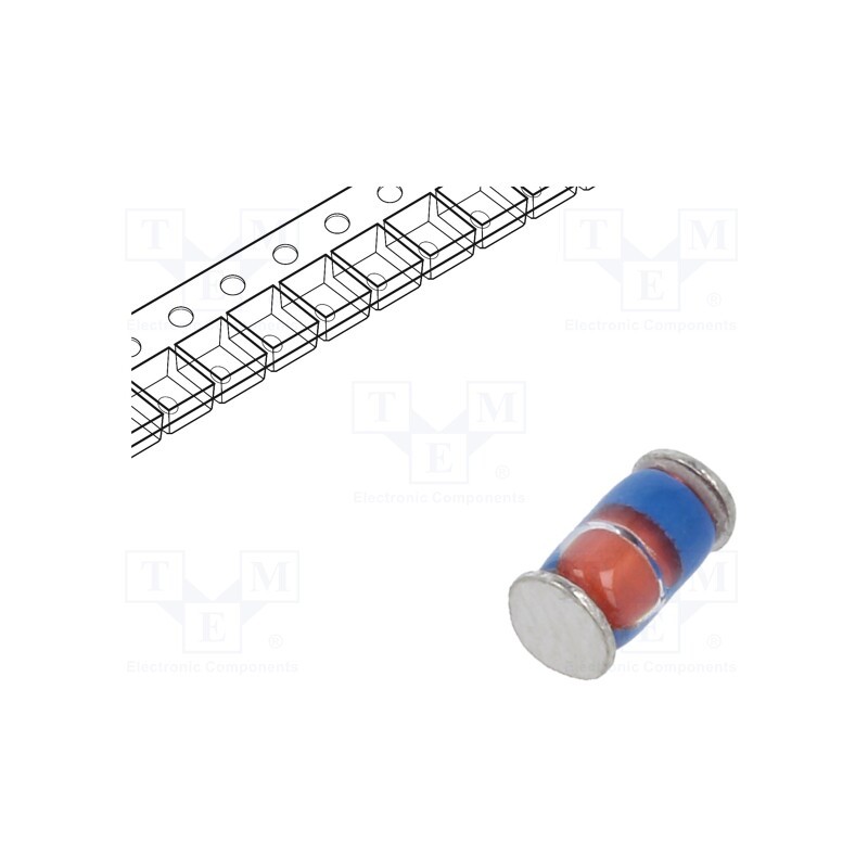 25 pcs x DC COMPONENTS - DL4754A - Diode: Zener, 1W, 39V, SMD, , DL41, single diode, 5uA