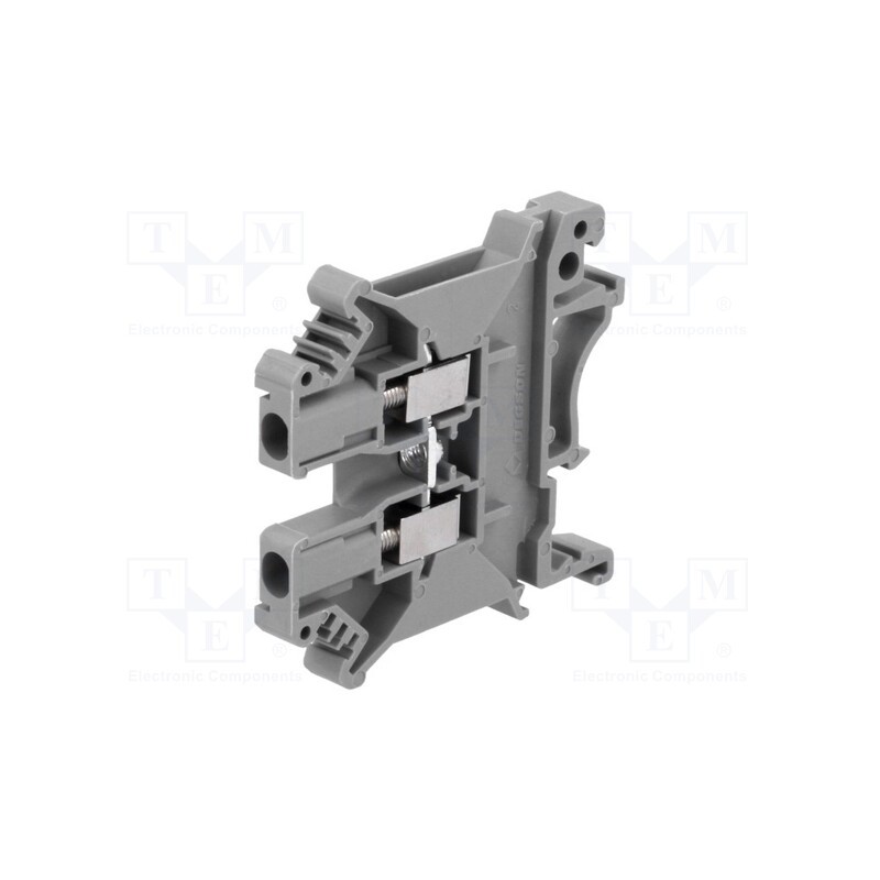 1 pcs x DEGSON ELECTRONICS - PC-2.5-01P-11 - Splice terminal: rail, 0.2÷2.5mm2, ways: 1, terminals: 2, grey, PC