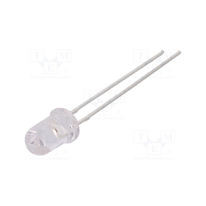 1 pcs x LUCKYLIGHT - LL-503VC2E-V1-4DC - LED, 5mm, red, 8500÷14000mcd, 15°, Front: convex, 1.6÷2.6V