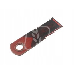Toothed forage harvester knife 175x50x4mm fi20mm 755875