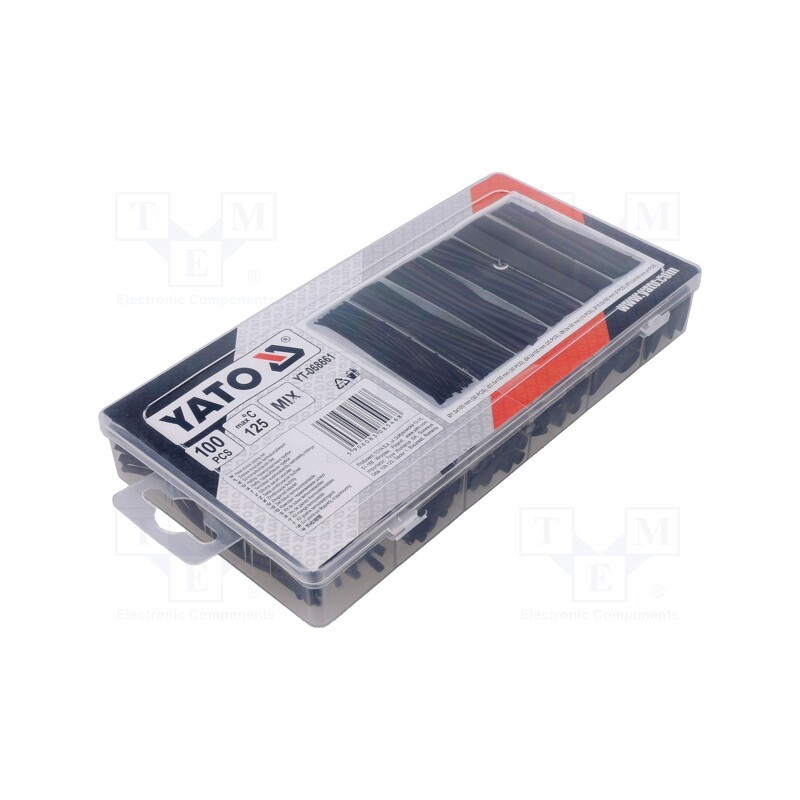 1 pcg x YATO - YT-068661 - Set of heat shrink sleeves, 100pcs.