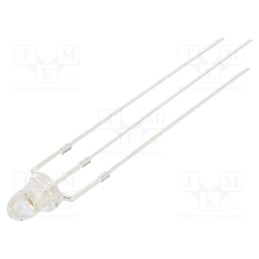 1 pcs x OPTOSUPPLY - OSRPKA3211A - LED, 3mm, red/green, 15°, Front: convex, 2.1÷2.6/3.1÷3.6V, -30÷85°C