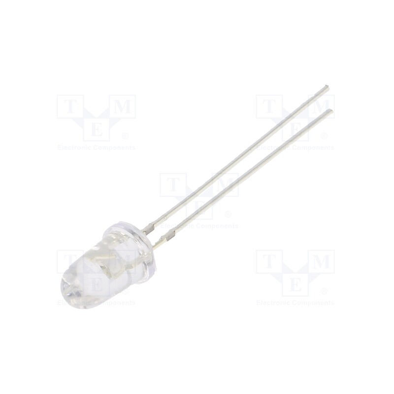 1 pcs x OPTOSUPPLY - OSB56P5201A - LED, 5mm, blue, 25000÷30000mcd, 8°, Front: convex, 2.9÷3.4V