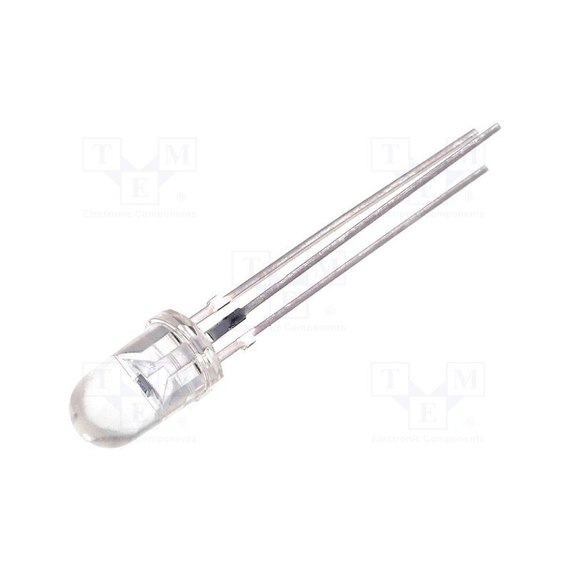 1 pcs x VISHAY - BPV11 - Phototransistor, 5mm, λp max: 850nm, 70V, 30°, Lens: transparent