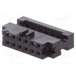 1 pcs x Amphenol Communications Solutions - 89361-712LF - Plug, IDC, female, PIN: 12, without strain relief, IDC, 1mm, Minitek