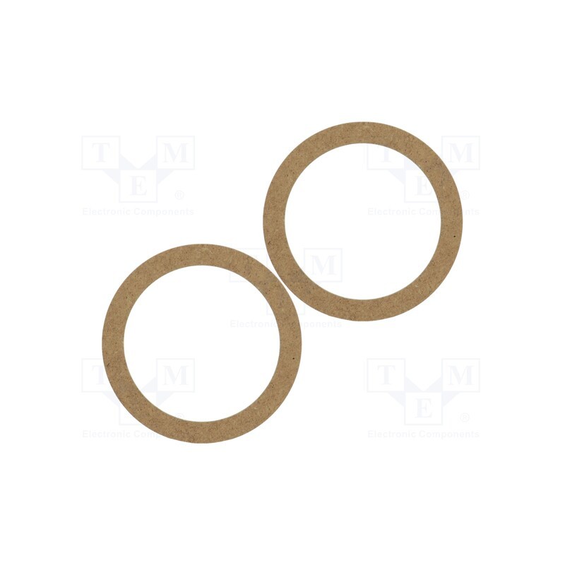 1 set x BASSER - PM13018 - Spacer ring, MDF, 130mm, 2pcs.