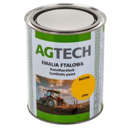 Bison yellow paint 0 8l agtech phthalate enamel