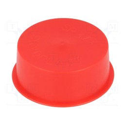 10 pcs x SUNDPLAST - 14050 -AS - Plugs, Body: red, Out.diam: 49.6mm, H: 19.4mm, Mat: LDPE, push-in