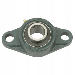 Bearing unit with flanged housing