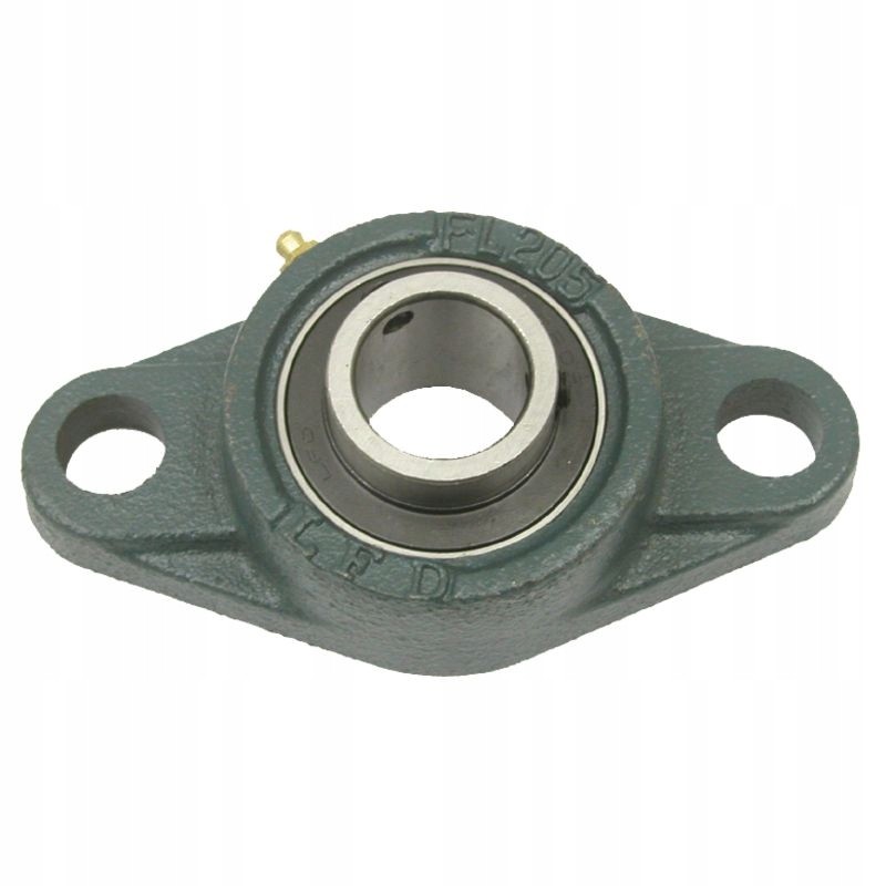 Bearing unit with flanged housing