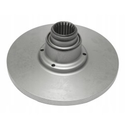 Brake disc of a Volvo dump truck