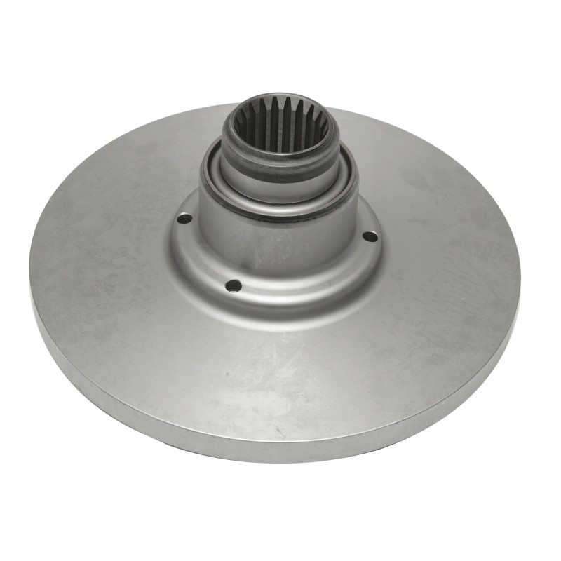 Brake disc of a Volvo dump truck