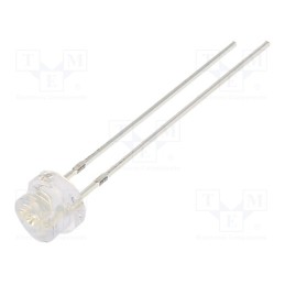 1 pcs x OPTOSUPPLY - OSG5GP56A1A - LED, 4.8mm, green, 2180÷3000mcd, 100°, Front: convex, 2.7÷3.4V