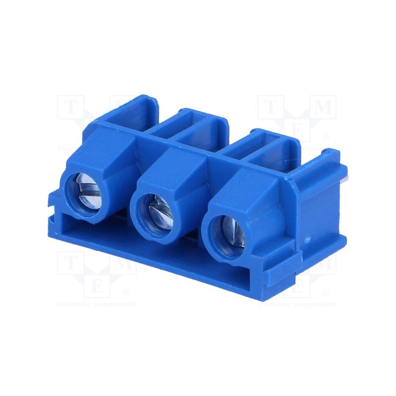 1 pcs x KARSON - 360-031-12 - PCB terminal block, angled 90°, 7.5mm, ways: 3, on PCBs, 2.5mm2