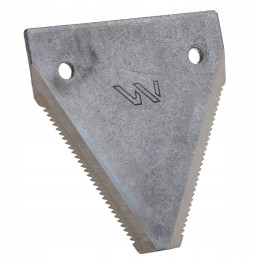 The bison scythe knife from 056 and 058 is serrated on the bottom