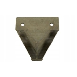 The bison scythe knife from 056 and 058 is serrated on the bottom