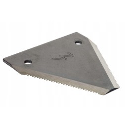 The bison scythe knife from 056 and 058 is serrated on the bottom