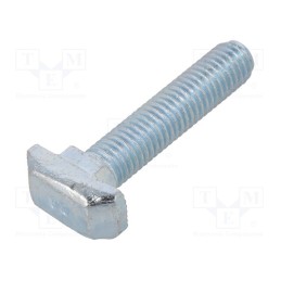 10 pcs x FATH - 096HK1030M0840 - Screw, for profiles, Width of the groove: 10mm, L: 40mm, steel