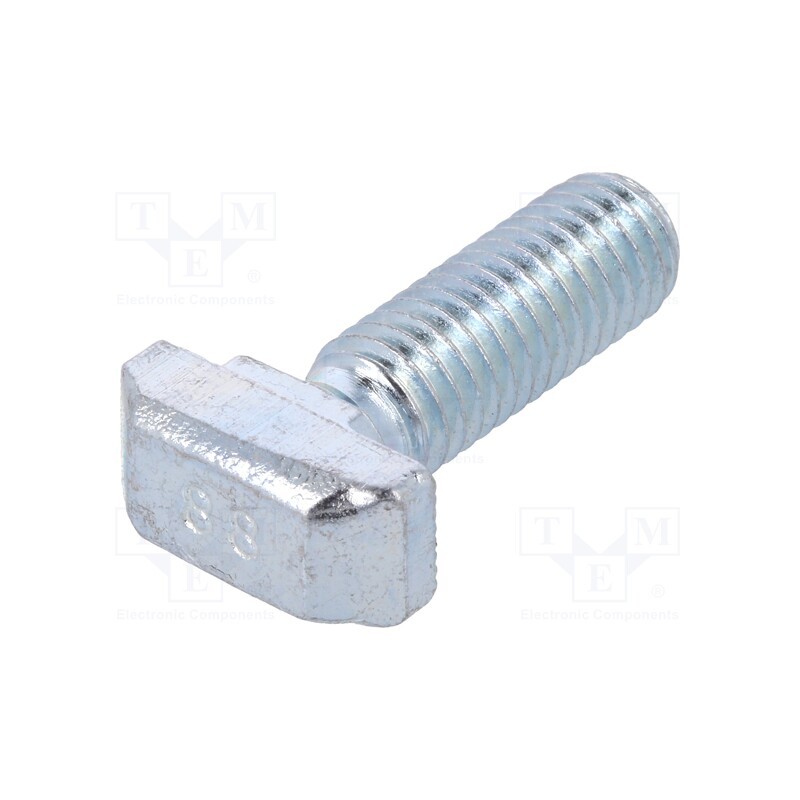 10 pcs x FATH - 096HK1015M0825 - Screw, for profiles, Width of the groove: 10mm, L: 25mm, steel